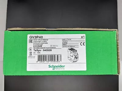Buy Square D Schneider Electric GV3P40 Manual Starter 30-40 Amps SHIPS FROM USA • 199.50$