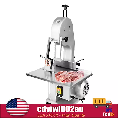 Buy  1500W Commercial Electric Meat Bone Saw Machine Frozen Meat Cutting Band Cutter • 370.50$