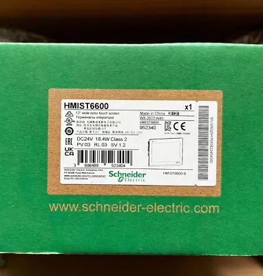 Buy Factory Sealed Schneider Electric HMIST6600 Harmony ST6 12-in Operator Terminal • 2,540.20$