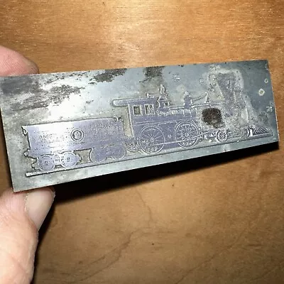Buy Printing Block “ Locomotive/Train “ Some Corrosion?? • 12$