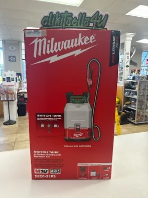 Buy New Milwaukee 2820-21ws Backpack 4 Gallon Cordless Sprayer Batt & Chg Rc1223mos • 349.95$