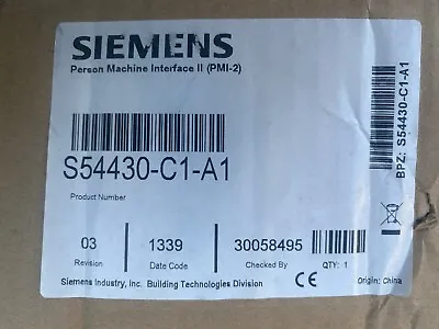 Buy Siemens PMI-2 Person Machine Interface For XLS System New! • 850$