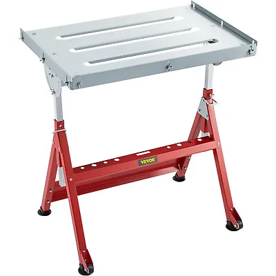 Buy VEVOR Adjustable Steel Welding Table Strong Hold Industrial Workbench 36x24 In. • 109.99$