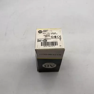 Buy Allen Bradley 800t-h33b Series T 2 Position Maintained Cylinder Lock Switch- New • 75.85$
