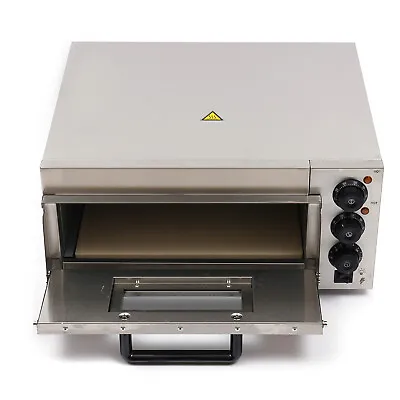 Buy 2000W Single Layer Electric Pizza Oven Commercial Stainless Steel Bake Broiler • 190$