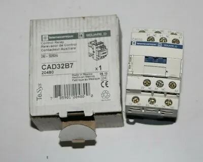 Buy New Telemechanique Control Relay 24VAC, 10A SCHNEIDER ELECTRIC CAD32B7, XPO • 39.95$