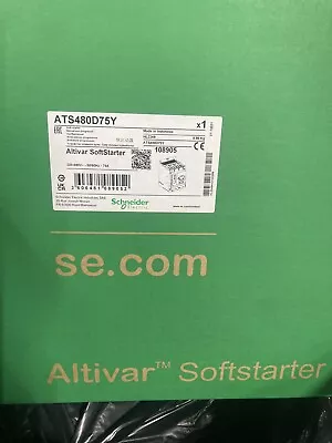 Buy Schneider New In Box ATS480D75Y Soft Starter   Free Shipping • 1,300$
