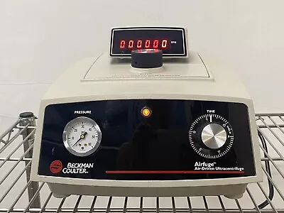 Buy New Beckman Coulter 347854 Airfuge Air-Driven Ultra Centrifuge + Tachometer • 1,799.97$