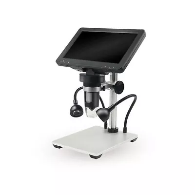 Buy 7” LCD 1080P Digital Microscope 1-1200X Zoom Video Magnification Camera & Remote • 69.99$