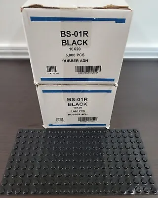 Buy Skid Free Self Adhesive Rubber Feet BS-01R Black 5000 Pieces  • 25$
