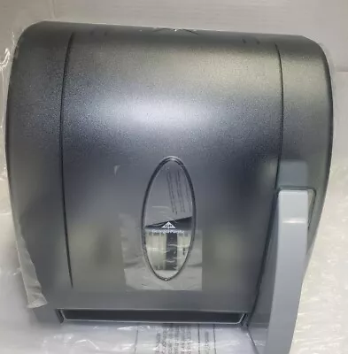 Buy Georgia Pacific 54338 Push Paddle Towel Dispenser - Translucent Smoke NEW READ • 49.95$