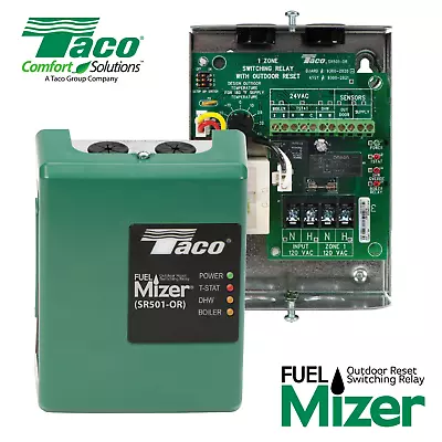 Buy Taco FuelMizer SR501-OR-4 Switching Relay & Boiler Reset Control W/Outdoor Reset • 99$
