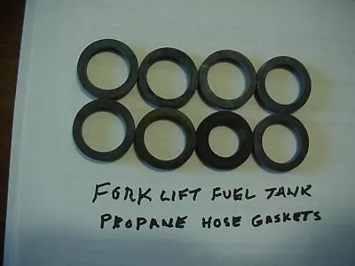 Buy Propane Fork Lift 20 Or 33 Lb Fuel Tank Gaskets 6 New & 2 Good Used Cheap • 1.75$