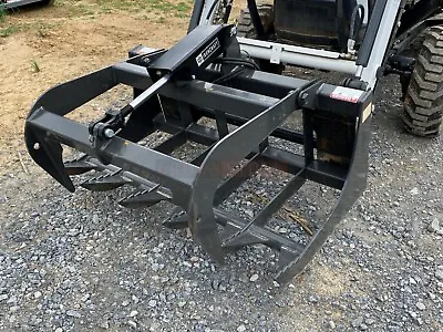 Buy New Ironcraft 48  Root Grapple For Compact Tractors, Single Cylinder, Fits Many! • 1,215$