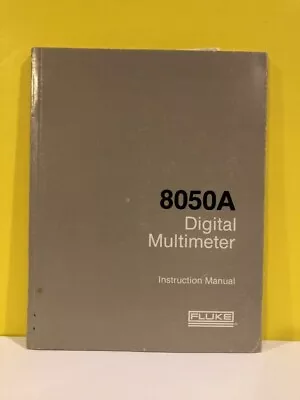 Buy Fluke 530907 8050A Digital Multimeter Instruction Manual • 29.99$