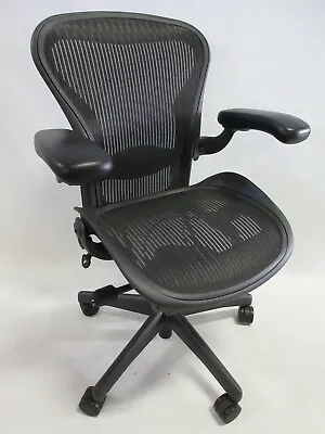 Buy Herman Miller Aeron Chair - Size A (Small) In Excellent Condition Graphite/Black • 759$