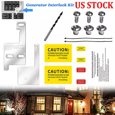 Buy US Generator Interlock Kit For GE /Siemens /Murray/ITE 150 200 Amp Panel Billet • 38.99$