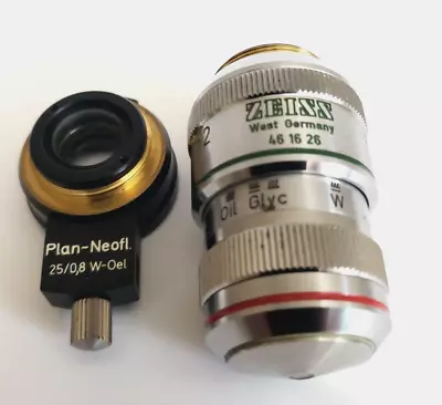 Buy Zeiss Microscope Immersion Phase Objective Plan-Neofluar 25x DIC Combo PRISTINE • 202.50$