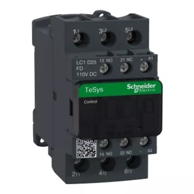 Buy 1pcs Schneider LC1D25FDC 110VDC Contactor 3Poles 25A • 83$