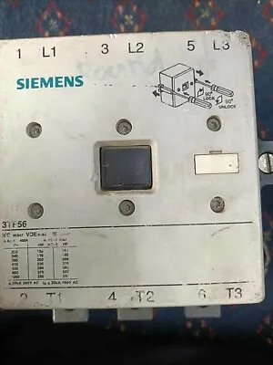 Buy Siemens 3TF56 Contactor - IEC 60947 400A 50KA 380V AC 35KA 660V AC  • 503.70$