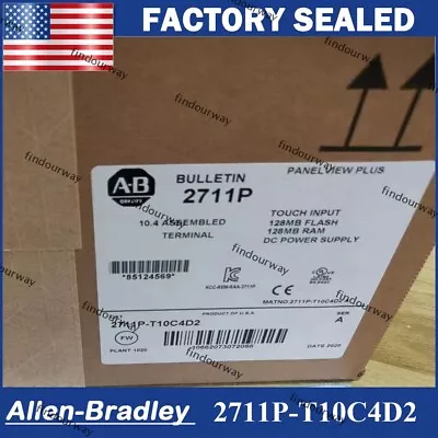 Buy Allen Bradley 2711P-T10C4D2 /A Panelview Plus 1000 Operator Interface Panel AB • 1,665.50$