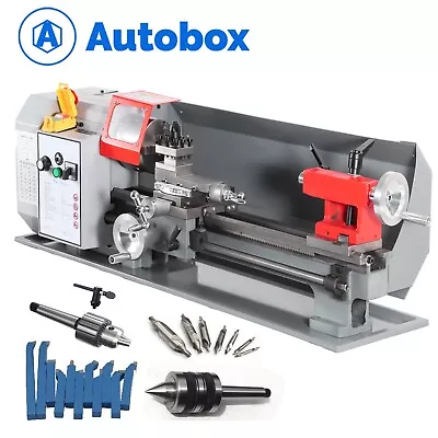 Buy 2 Axis Auto Feed 8 X16  Mini Lathe High Torque Variable Speed + Start Package • 649$