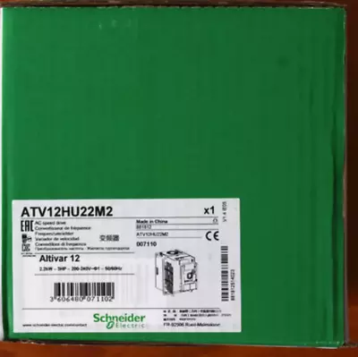 Buy Atv12hu22m2 1pcs New Schneider Electric Inverter Atv12hu22m2 • 180.24$