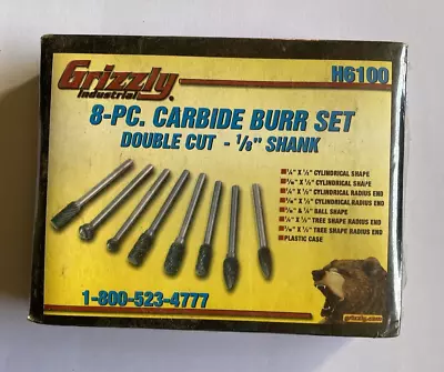 Buy Grizzly H6100 - 8 Pc. Carbide Rotary Burr Set 1/8  • 29.50$