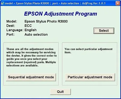 Buy Resetter Epson R3000- Adjprog - Full And Unlimted • 4.99$
