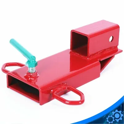 Buy Clamp On Forklift Hitch Receiver Pallet Fork Trailer Towing Adapter 2inch Insert • 32$