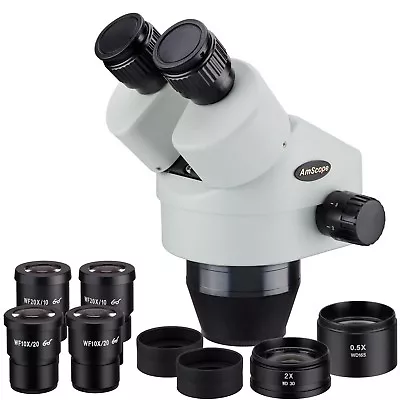 Buy AmScope SM35180B 3.5X-180X Binocular Zoom Power Stereo Microscope Head • 453.99$