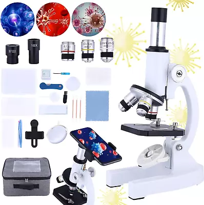 Buy Kids' Compound Microscope 40X-2000X - Phone Adapter & Slides • 105.49$