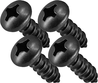 Buy Makers Bolt - Black Oxidized In The USA License Plate Mounting Screws, Rustproo • 10.91$