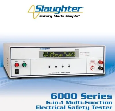 Buy SCI Slaughter 6330 6-in-1 Multi Function Tester AC/DC Hipot Insulation - Tested • 2,500$