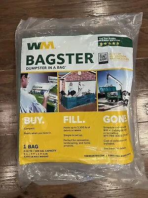 Buy New Bagster 3CUYD Dumpster In A Bag 2'6  H, 4' W, 8' L • 22.99$