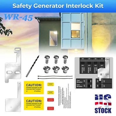 Buy US Generator Interlock Kit For GE Siemens Murray ITE 150 Or 200 Amp Panel WR-45 • 57.99$