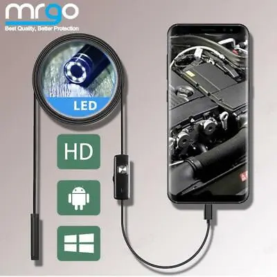 Buy Pipe Inspection Camera Plumbing Water Proof Drain Endoscope Video Sewer Usb More • 12.90$