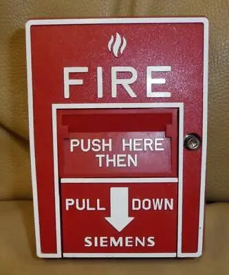 Buy SIEMENS HMS-D Dual Action Manual Fire Alarm Pull Station Addressable • 49.99$