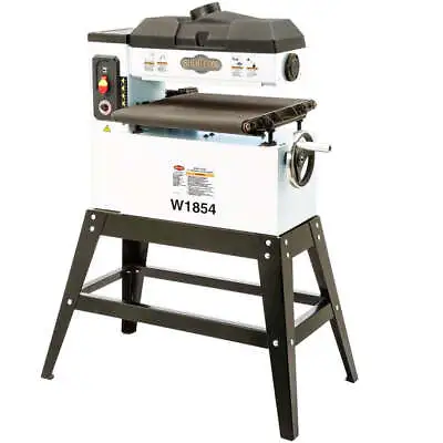 Buy Shop Fox W1854 120-Volt 18-Inch 1.5 HP Variable Speed Feed Open-End Drum Sander • 1,425$