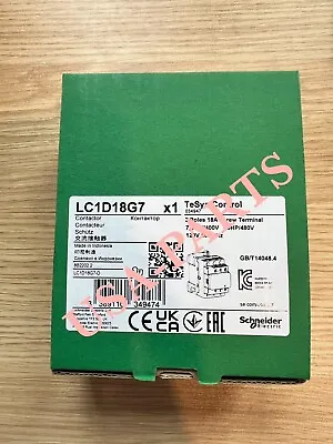 Buy ORIGINAL Schneider Electric LC1D18G7  New Same Day Free Shipping • 45.99$