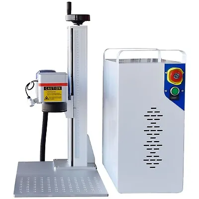Buy Raycus Laser 100W Fiber Laser Metal  Engraver Cutter Machine Rust Removal Rotary • 4,999.99$