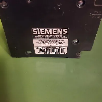 Buy Siemens Q2020 20A 1 Pole 120V Tandem Circuit Breaker • 13$