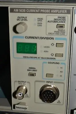 Buy ^^ Tektronix AM503B Current Probe Amplifier  PLUG  IN  (WSG87) • 225$