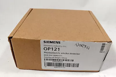 Buy 1 New Siemens Op121 Photoeletric Smoke Detector Nib ***make Offer*** • 29.69$