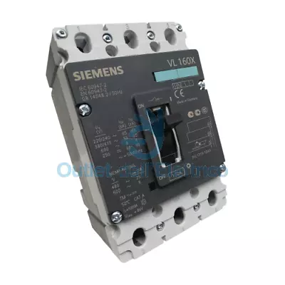 Buy Siemens 3VL17101DA330AA0 Switch Automatic VL160X N 3X100A 55KA Distribution • 471.36$