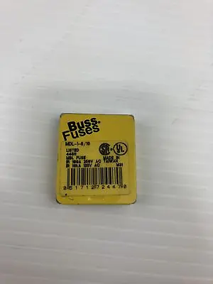 Buy Buss Fuses MDL-1-6/10 Mini Fuse - Lot Of 5 • 16$