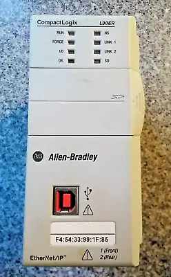 Buy Allen-bradley  1769-l30er Ser. A Fw 1.002 Compactlogix 1 Mb Enet Controller • 699$