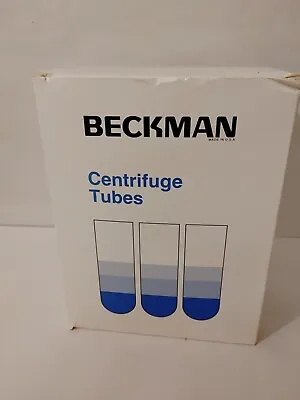 Buy BECKMAN Centrifuge Tubes 38x102 Mm Quick-Seal P/N 345776 • 19.95$