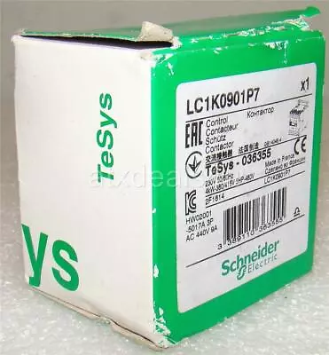 Buy Schneider Electric LC1K0901P7 Control Contactor New • 29.99$