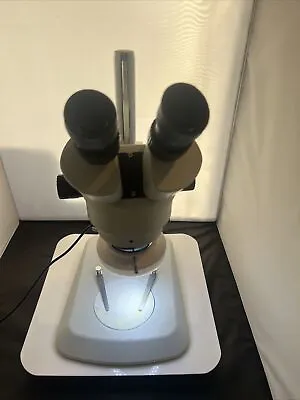 Buy Microscope 3.5X-90X Zoom Binocular With Table Pillar Stand & AmScope LED Light • 248.99$